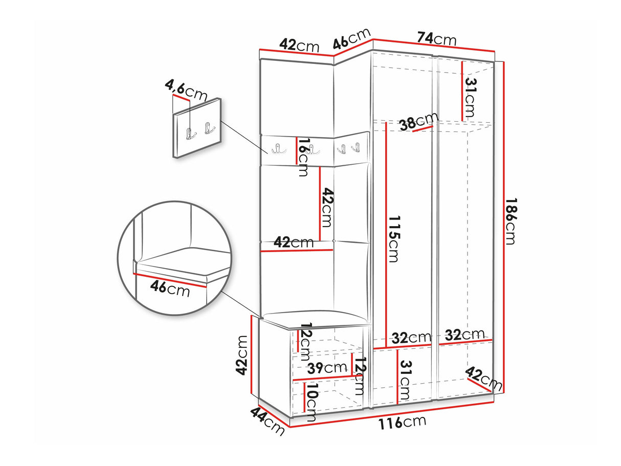 Priekšnama komplekts 474648