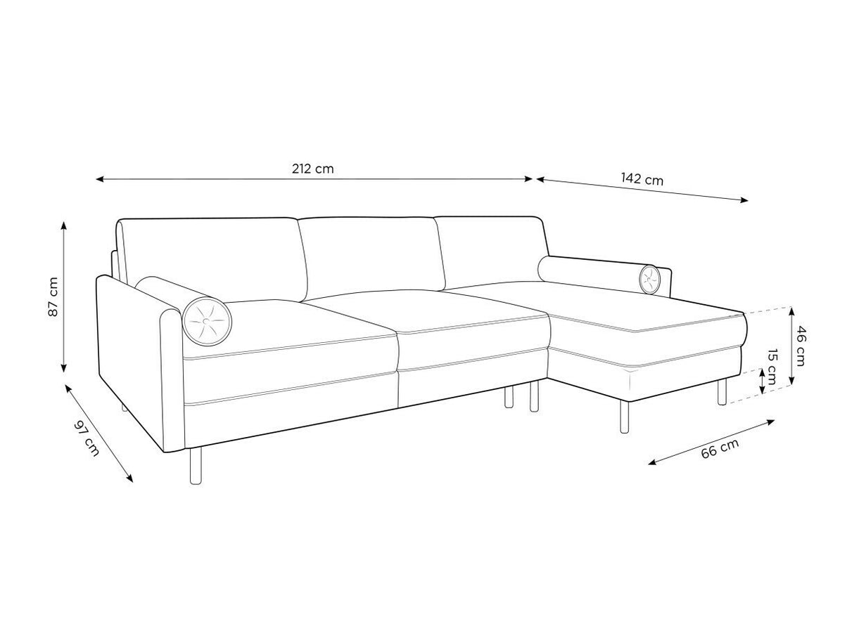 Stūra dīvāns 634656