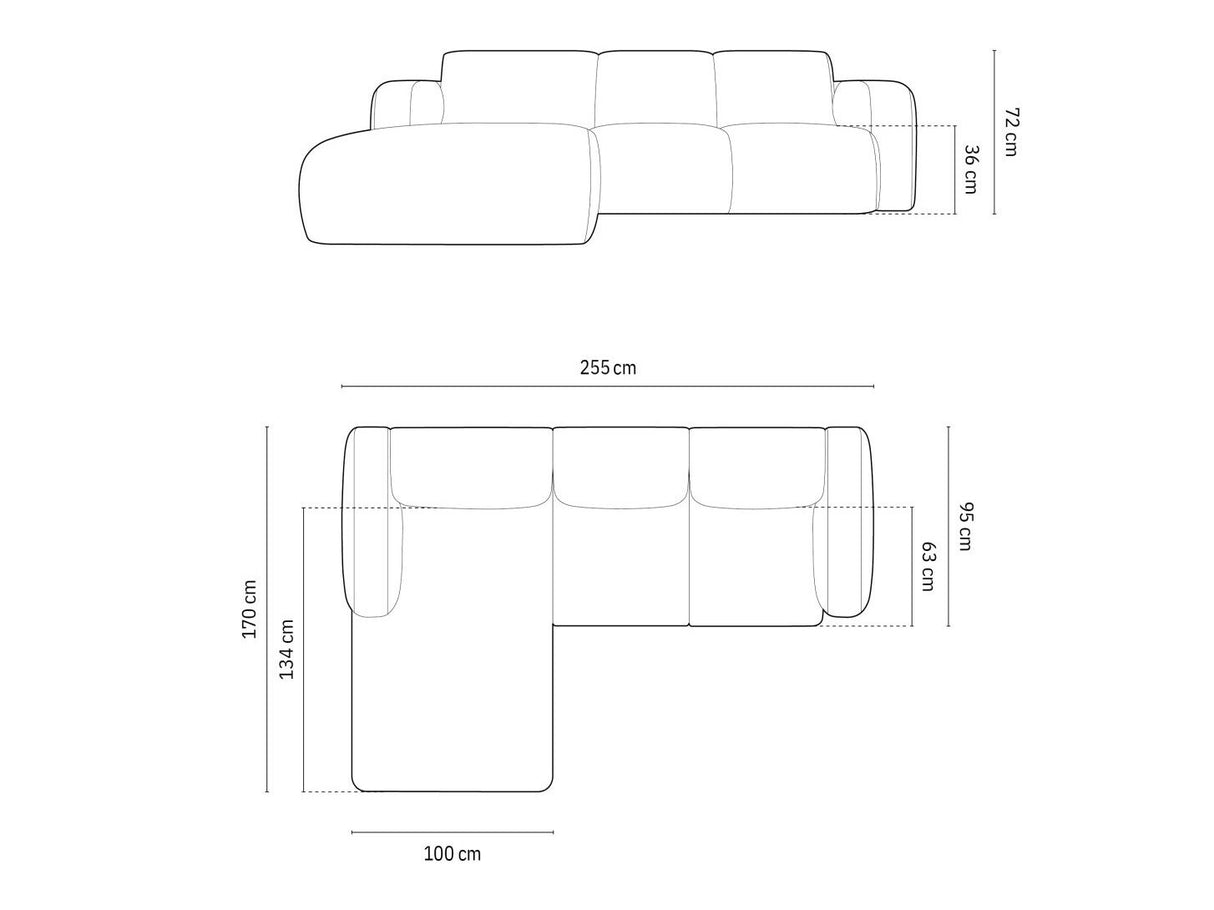 Stūra dīvāns 604223