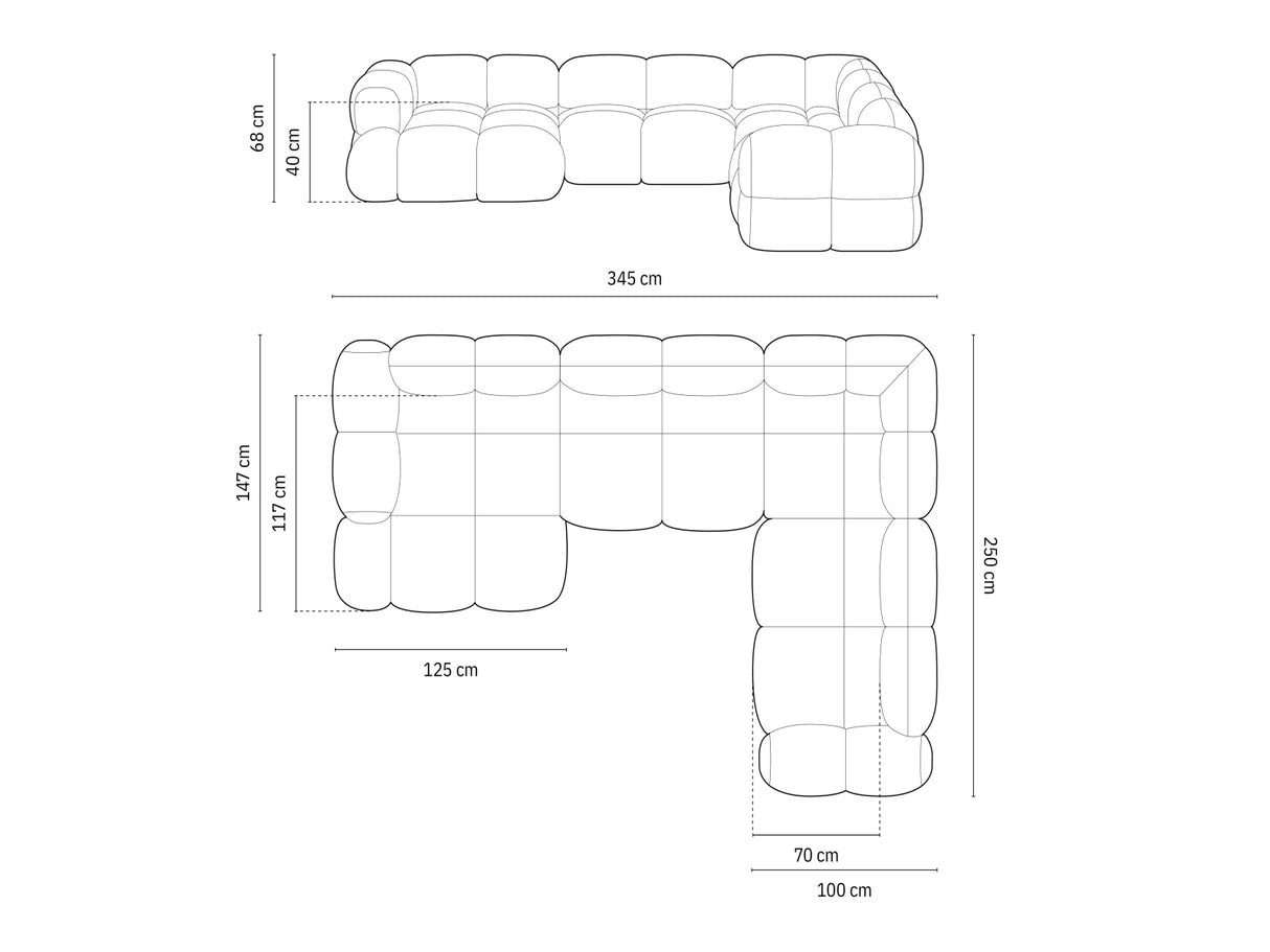 Stūra dīvāns 636542