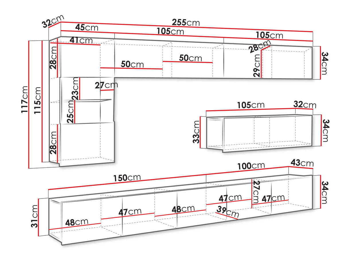 Viesistabas komplekts 61426
