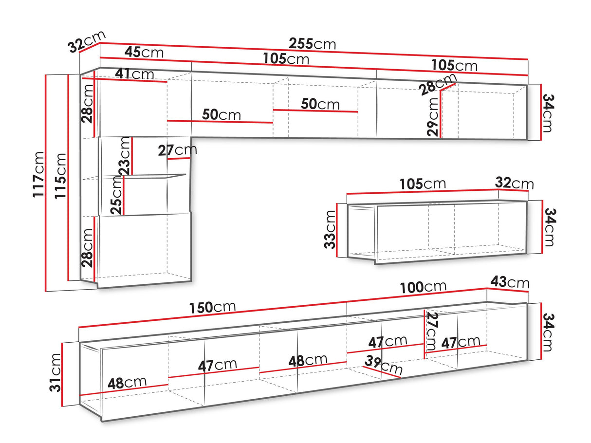 Viesistabas komplekts 61426