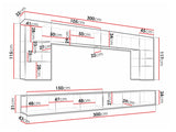 Viesistabas komplekts 61417 4510443