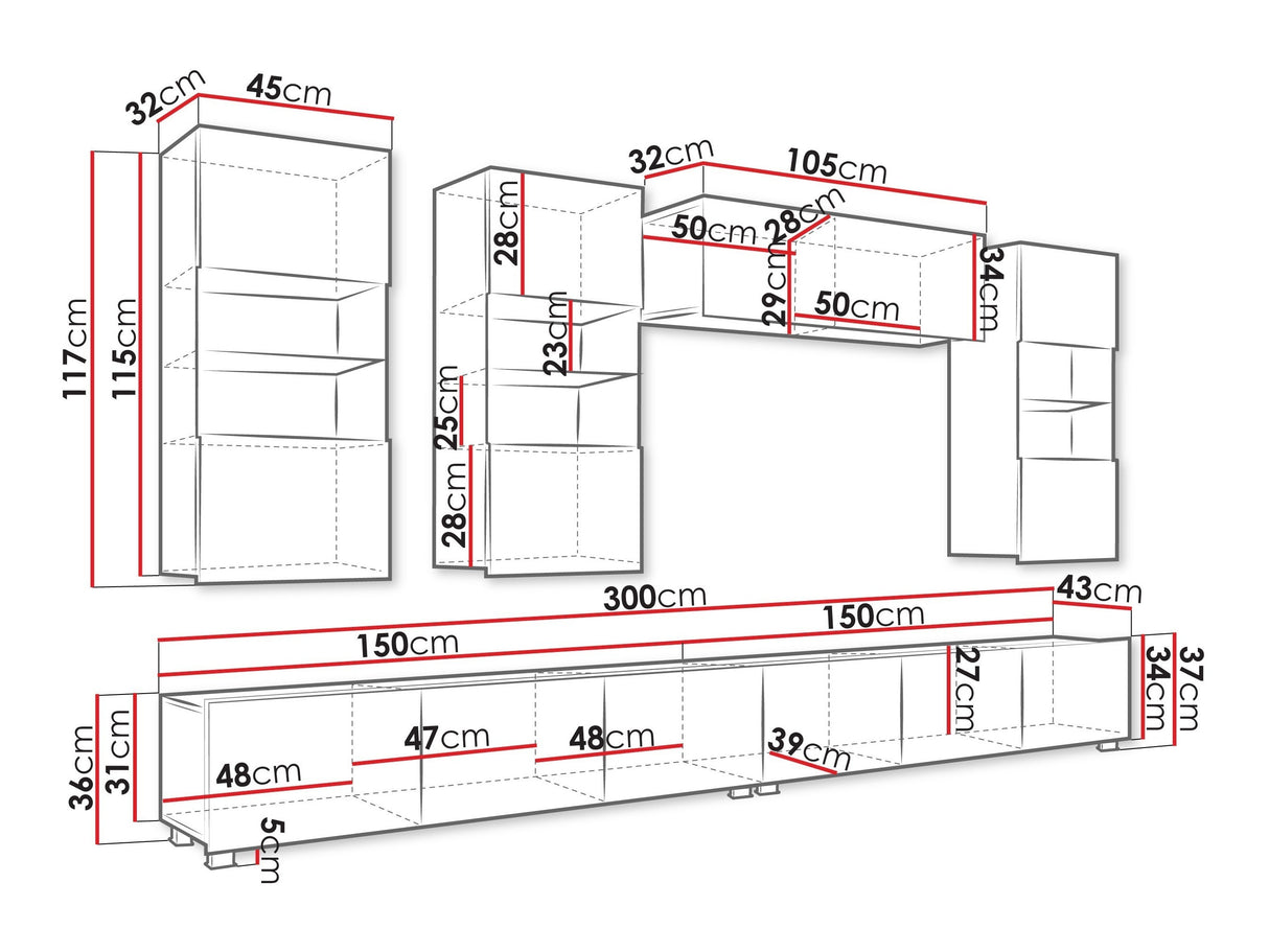 Viesistabas komplekts 61433