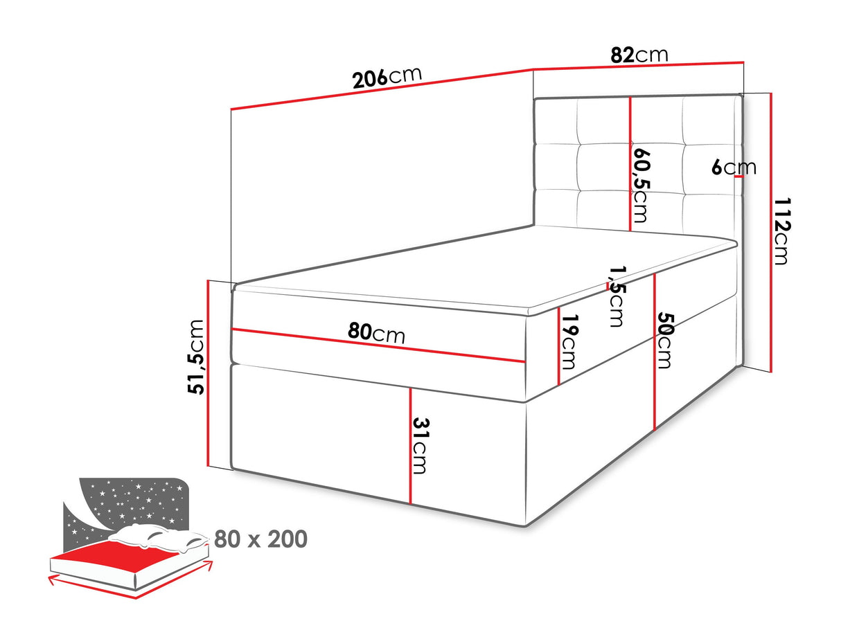 Kontinentālā gulta 565501