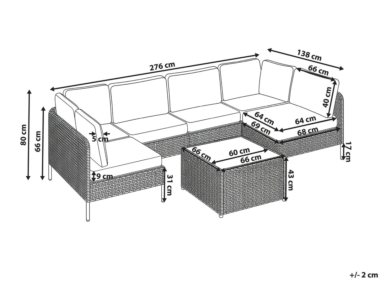 Dārza mēbeļu komplekts 638841