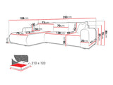 Stūra dīvāns 594049 4548570