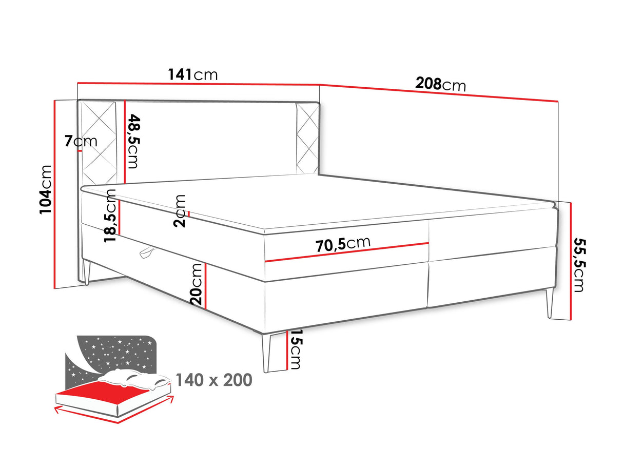 Kontinentālā gulta 640907
