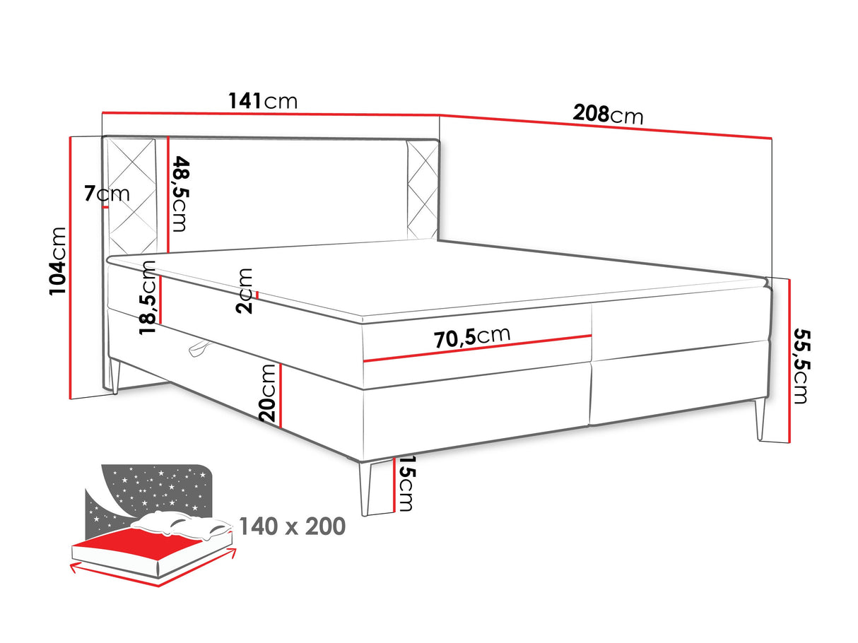Kontinentālā gulta 640907