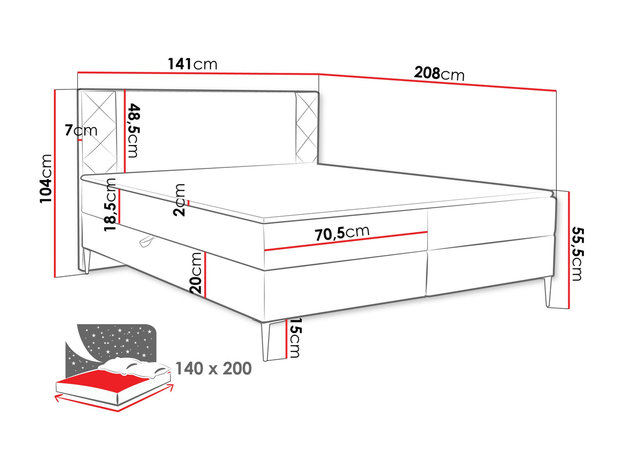 Kontinentālā gulta 640907