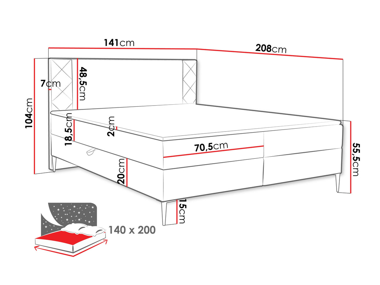 Kontinentālā gulta 640907