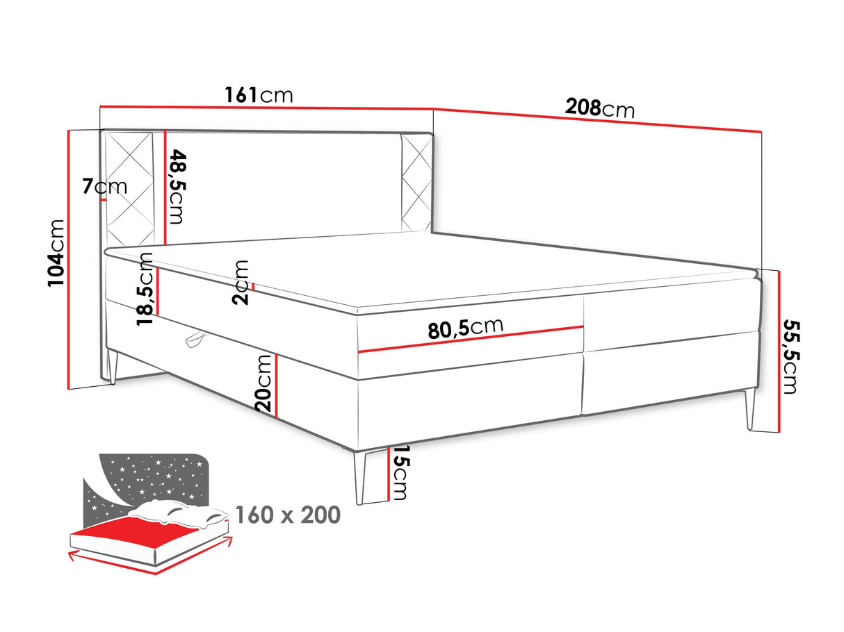 Kontinentālā gulta 640907