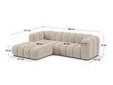 Moduļu stūra dīvāns 616846