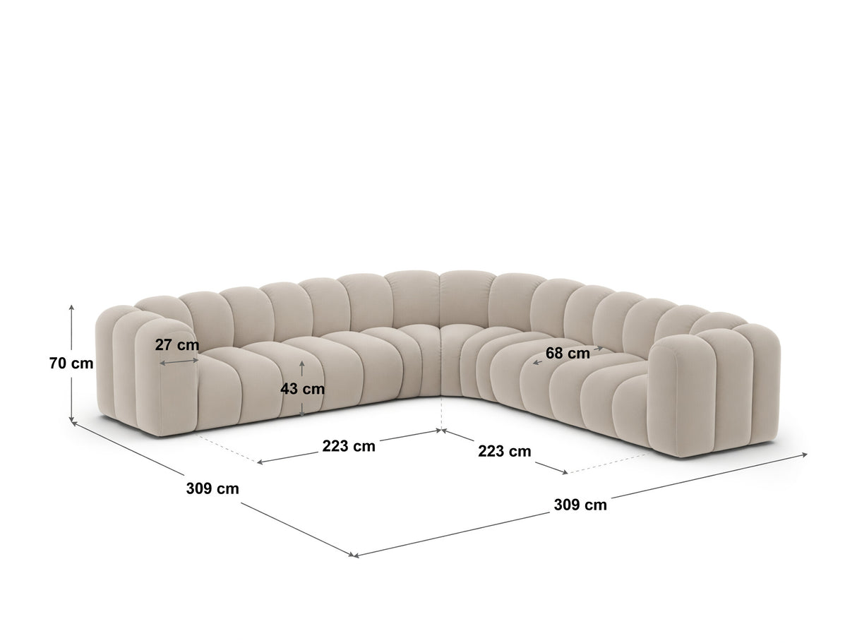 Moduļu stūra dīvāns 649044