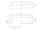 Moduļu stūra dīvāns 650474