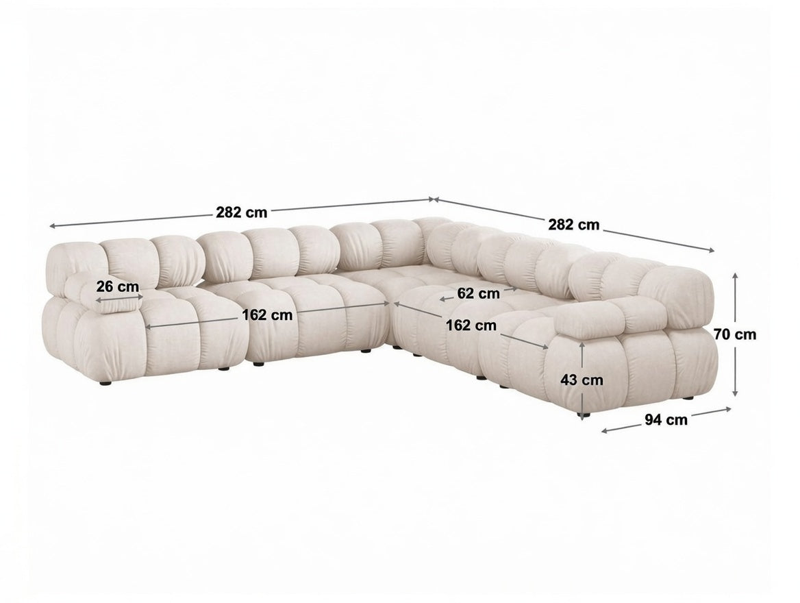 Moduļu stūra dīvāns 643207