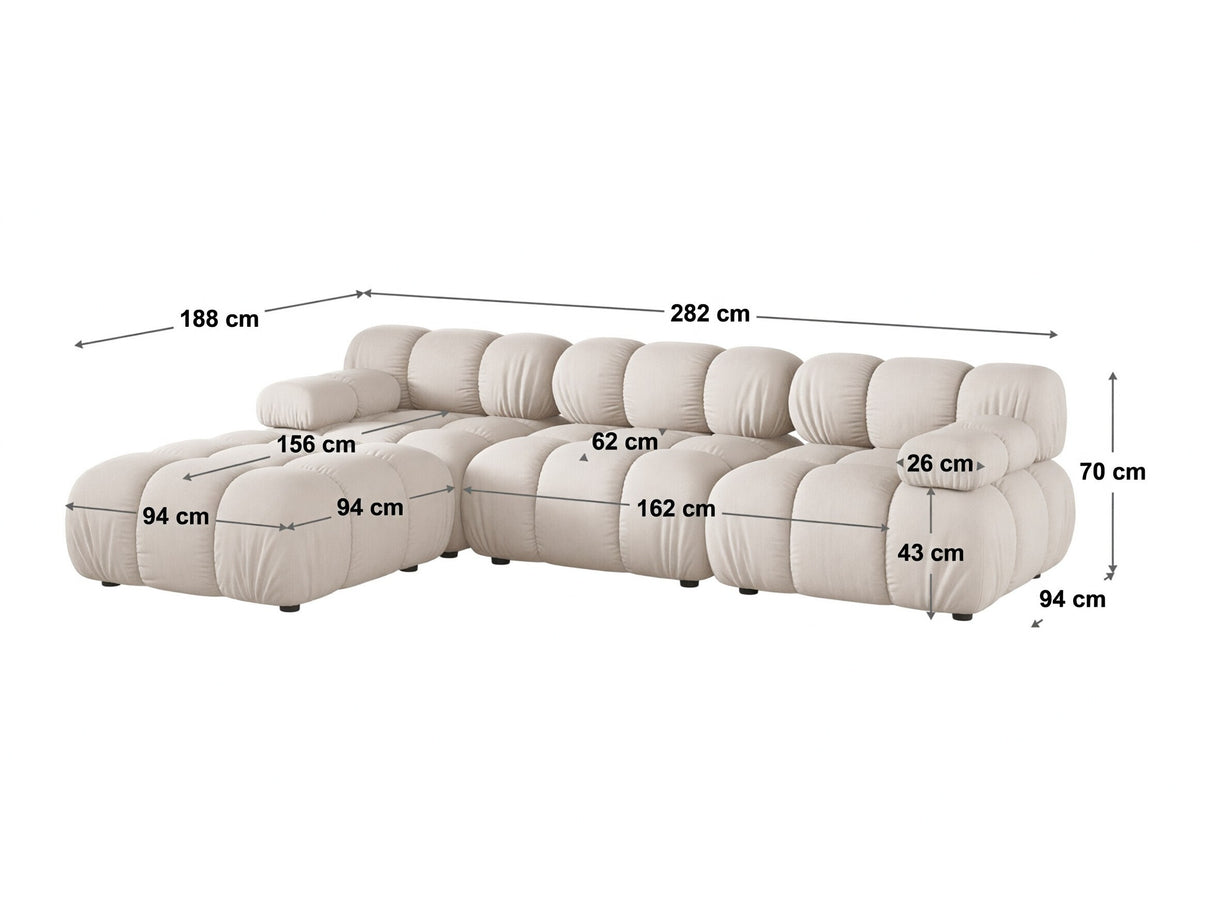 Moduļu stūra dīvāns 638545