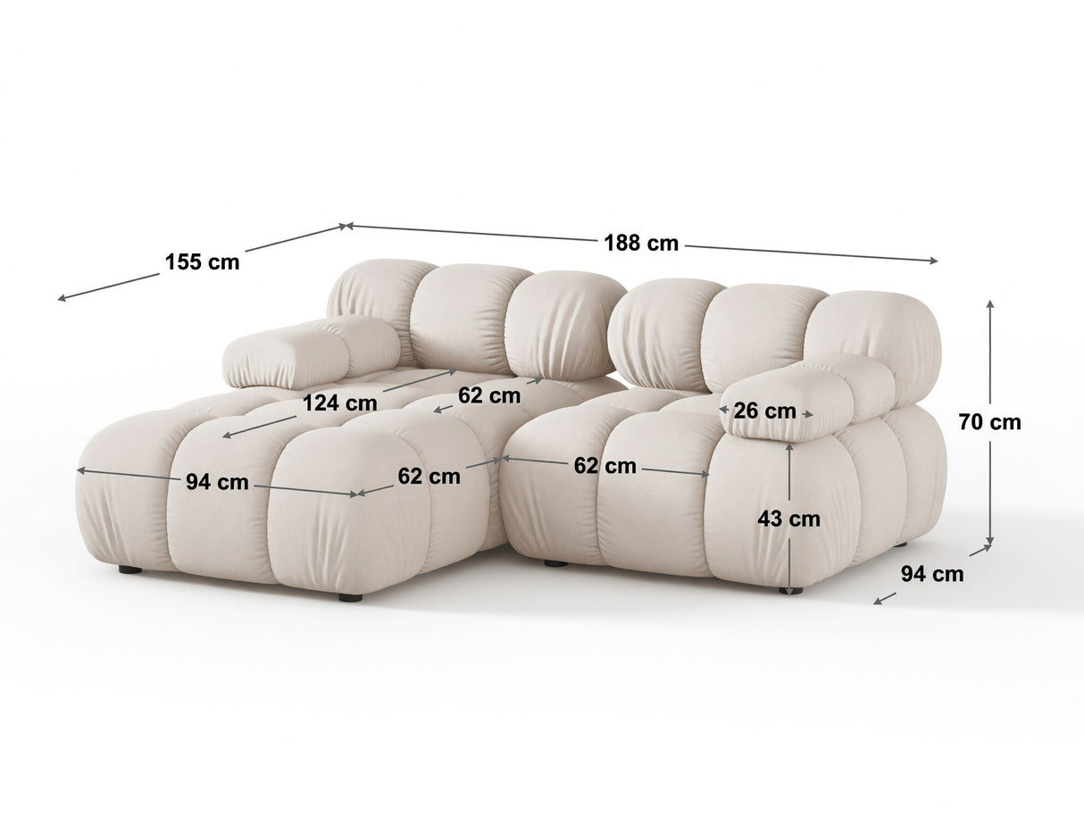 Moduļu stūra dīvāns 540290