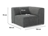 Moduļu krēsls 657298