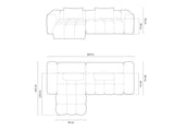Stūra dīvāns 658791
