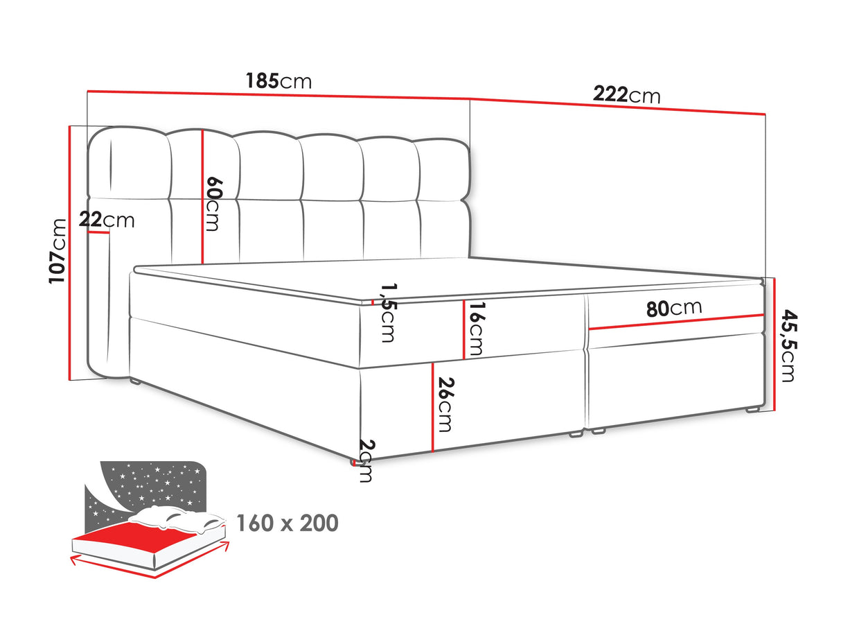 Kontinentālā gulta 664012