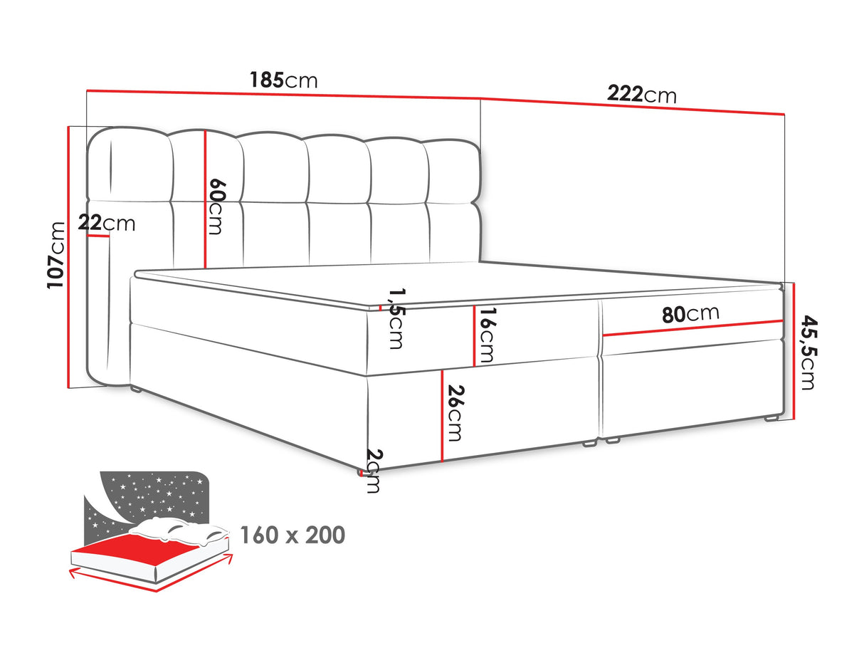 Kontinentālā gulta 664012