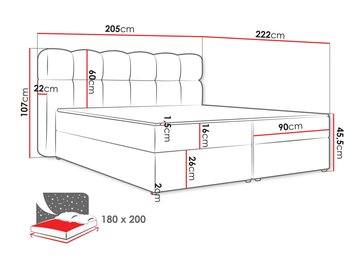Kontinentālā gulta 664012