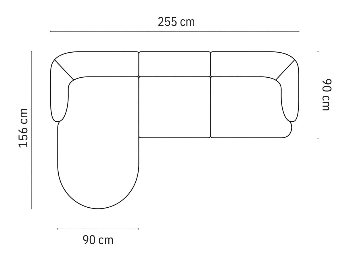Stūra dīvāns 664944