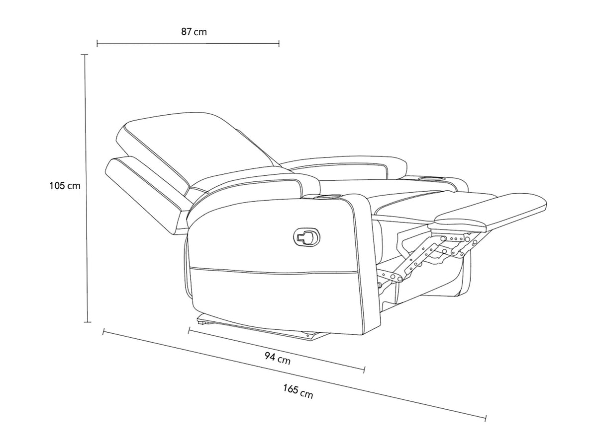 Atpūtas krēsls reglainer 669498
