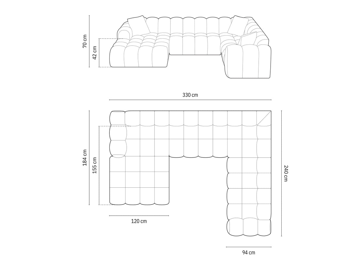 Stūra dīvāns 671747