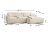 Stūra dīvāns 629318