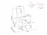 Atpūtas krēsls reglainer 679133