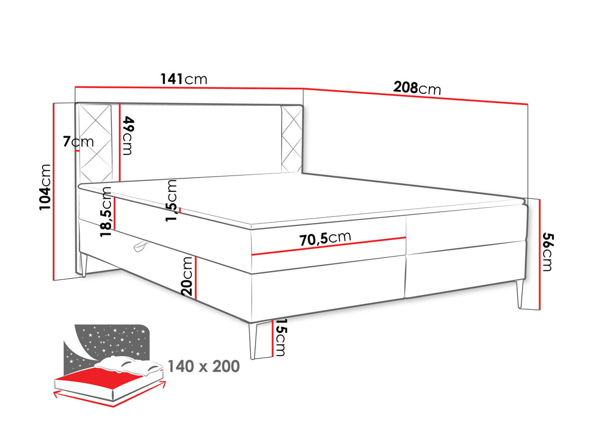 Kontinentālā gulta 640907 5048546