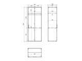 Skapis 680170
