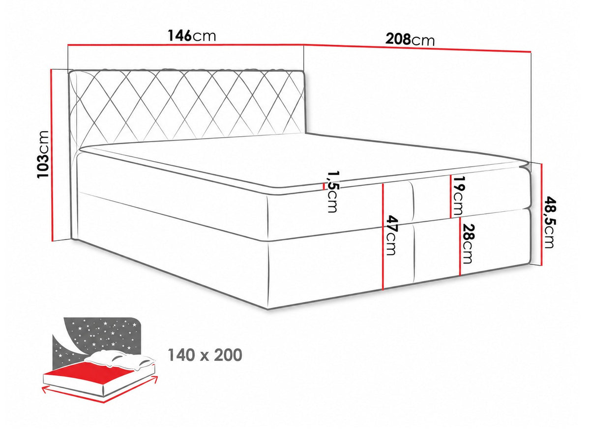 Kontinentālā gulta 115264 5080115