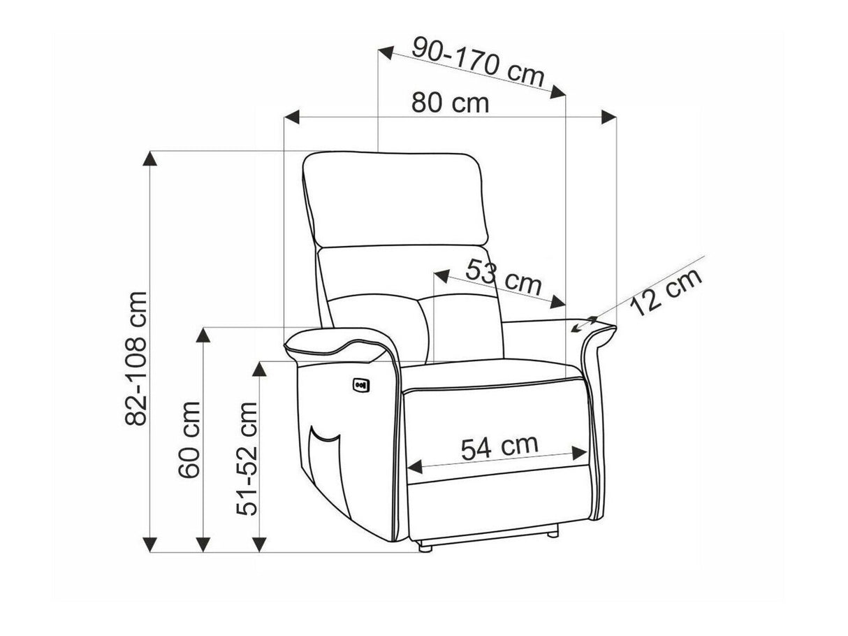 Atpūtas krēsls reglainer 505605 5081511
