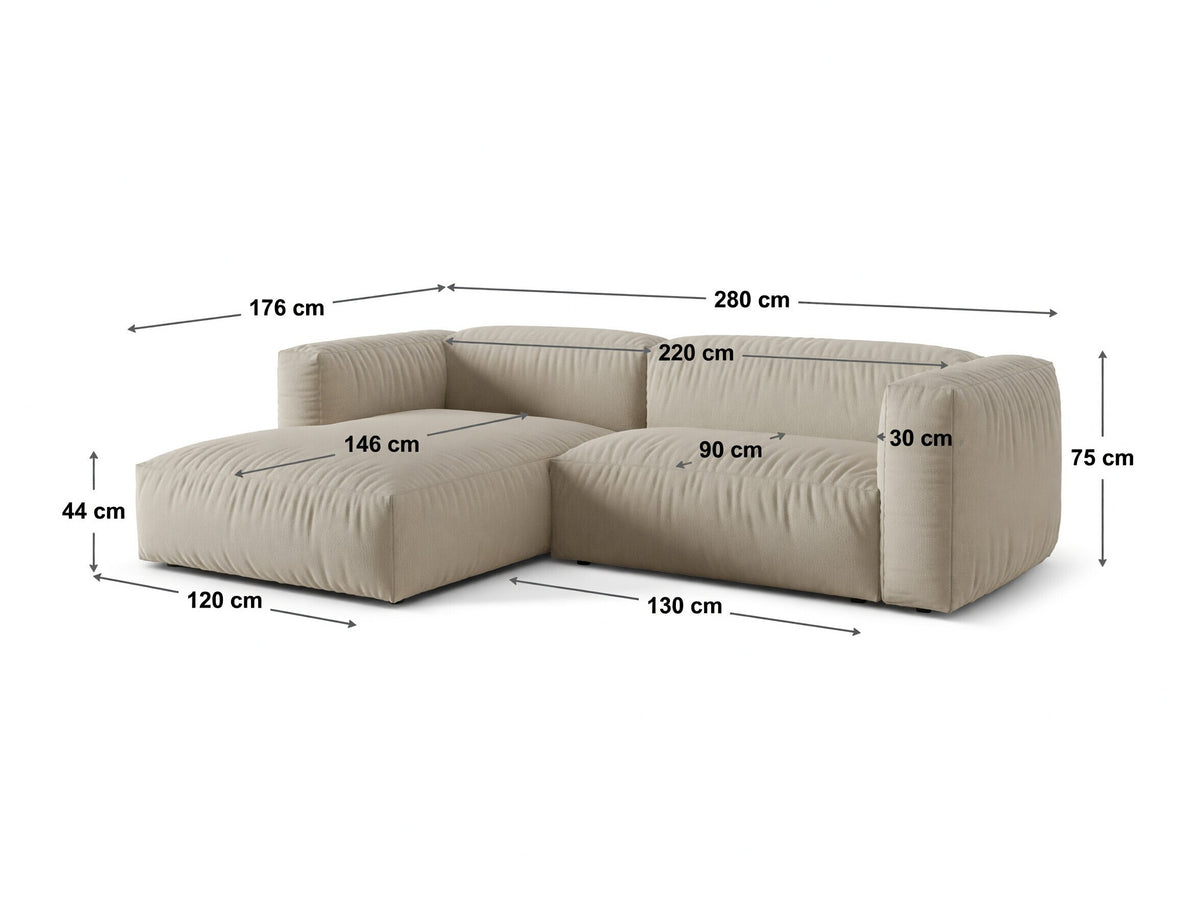 Moduļu stūra dīvāns 651668