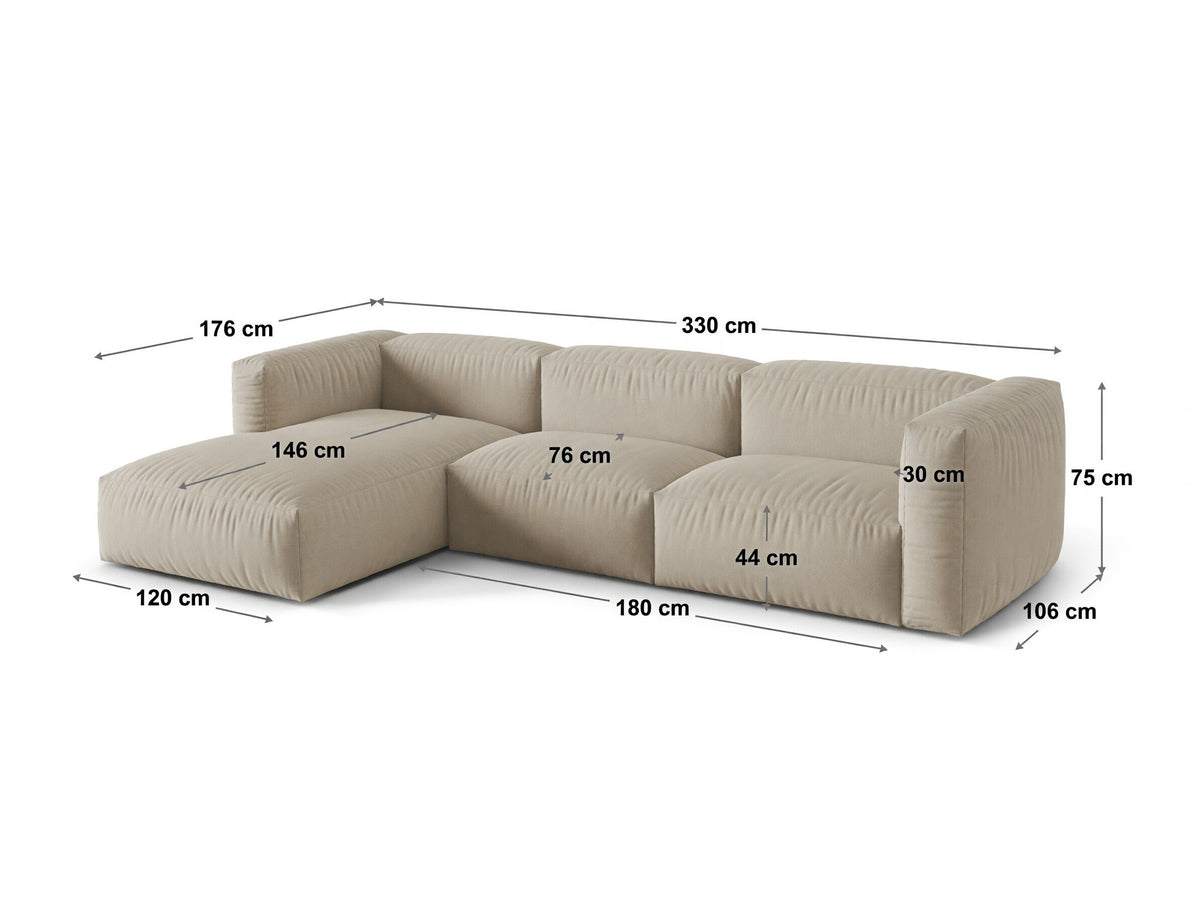 Moduļu stūra dīvāns 651106