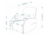 Atpūtas krēsls reglainer 686572