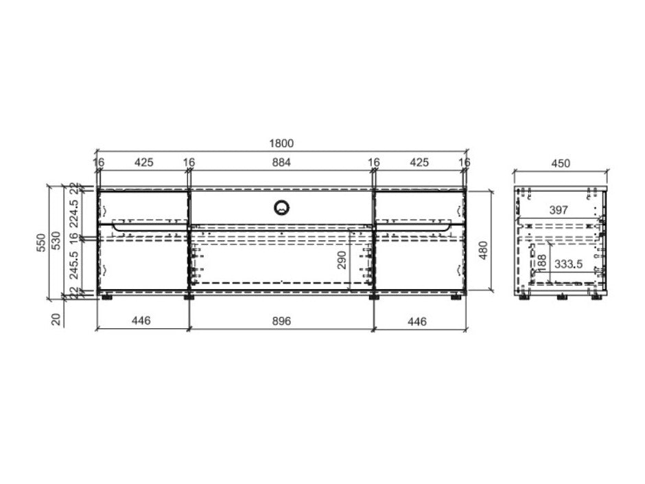 TV galds 689170