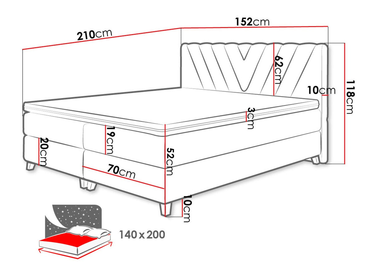 Kontinentālā gulta 311453 5166979