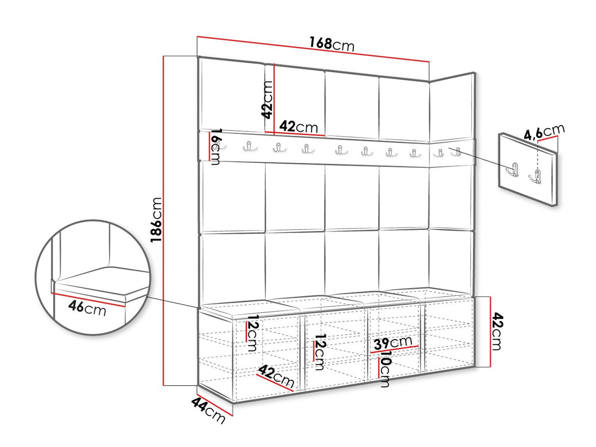 Priekšnama komplekts 420809