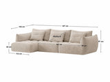 Moduļu stūra dīvāns 691187